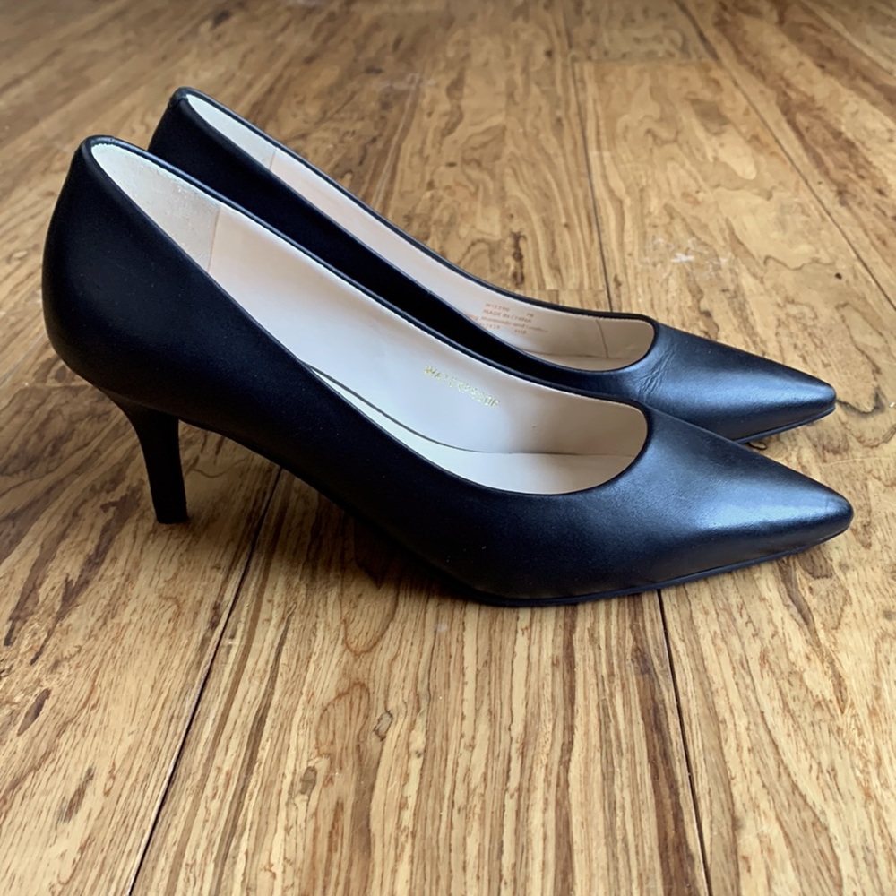 Black leather Cole Haan Marta Pump 65MM. Brand new. Never worn outside.